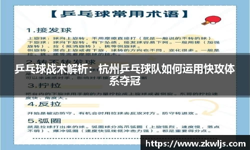 乒乓球战术解析：杭州乒乓球队如何运用快攻体系夺冠